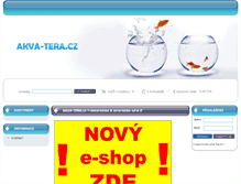 Tablet Screenshot of akva-tera.myeshop.cz